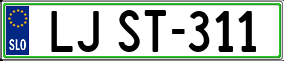 Truck License Plate